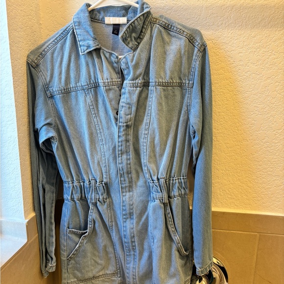Jean dress, XS I only used it once - Picture 1 of 2